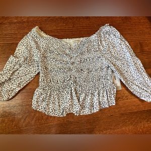 Cheetah print top